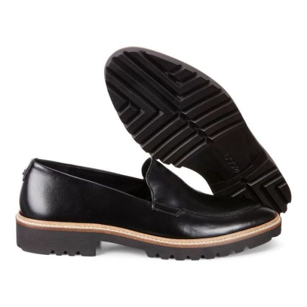 ECCO SHOES -INCISE TAILORED WOMEN'S LOAFER-BLACK