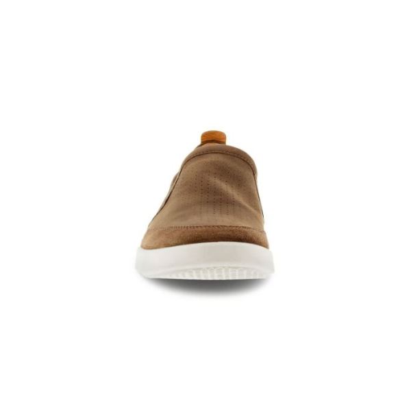 ECCO SHOES -COLLIN 2.0 MEN'S RETRO SLIP-ON-BIRCH/BIRCH