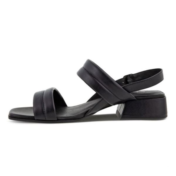 ECCO SHOES -ELEVATE SQUARED WOMEN'S SANDAL-BLACK