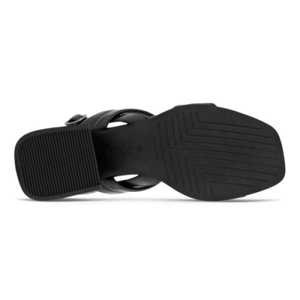 ECCO SHOES -ELEVATE SQUARED WOMEN'S SANDAL-BLACK