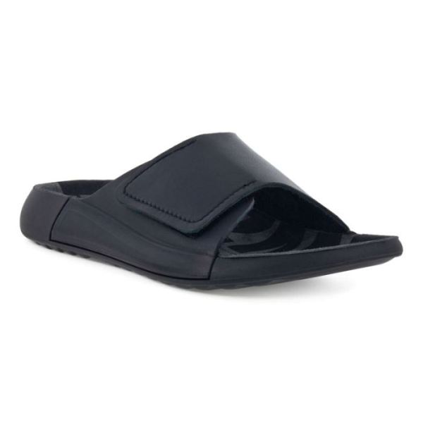 ECCO SHOES -2ND COZMO WOMEN'S ONE BAND SLIDE-BLACK