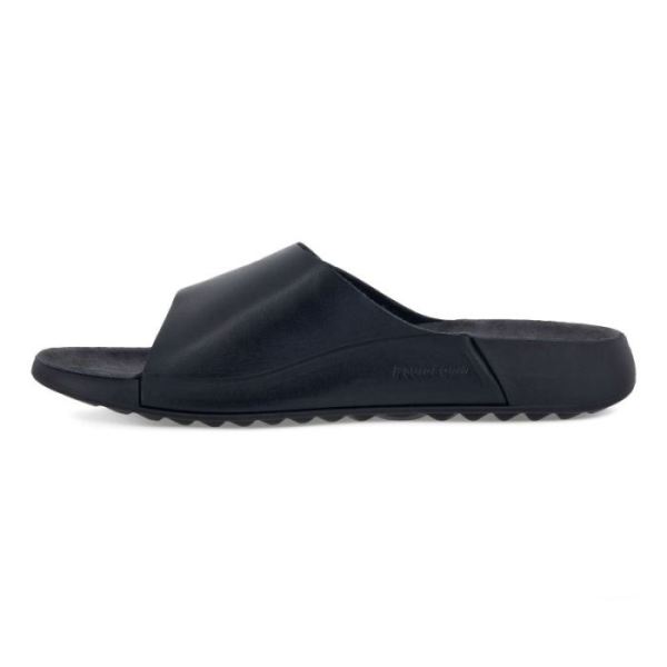 ECCO SHOES -2ND COZMO WOMEN'S ONE BAND SLIDE-BLACK