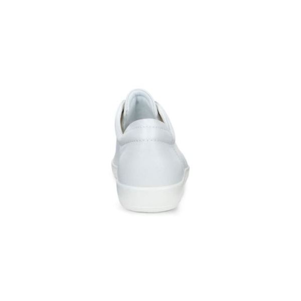 ECCO SHOES -SOFT 2.0 WOMEN'S TIE-WHITE