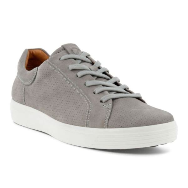 ECCO SHOES -SOFT 7 MEN'S STREET PERF SNEAKER-WILD DOVE