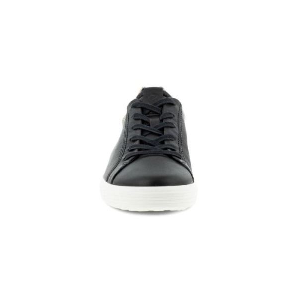 ECCO SHOES -SOFT 7 WOMEN'S STREET SNEAKER 2.0-BLACK/LIMESTONEBLACK