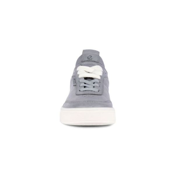 ECCO SHOES -STREET TRAY WOMEN'S STREET SNEAKER-SILVER GREY