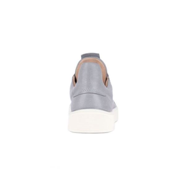 ECCO SHOES -STREET TRAY WOMEN'S STREET SNEAKER-SILVER GREY