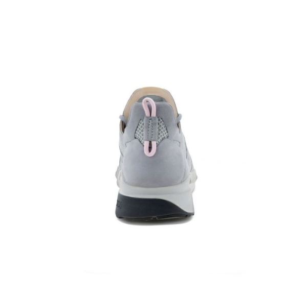 ECCO SHOES -ZIPFLEX WOMEN'S LOW TEX SHOES-SILVER GREY/SILVER GREY