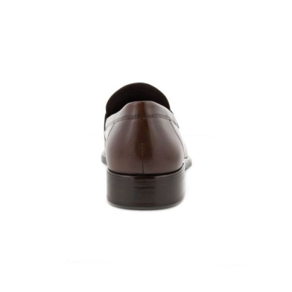 ECCO SHOES -CITYTRAY MEN'S PENNY LOAFER-COCOA BROWN