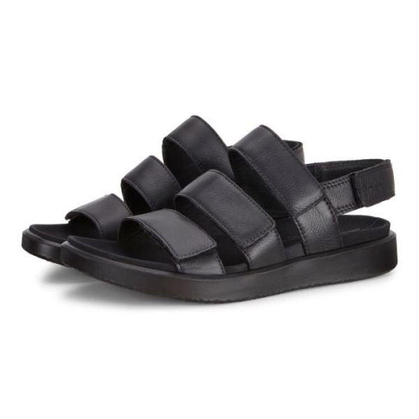 ECCO SHOES -FLOWT WOMEN'S FLAT SANDAL-BLACK