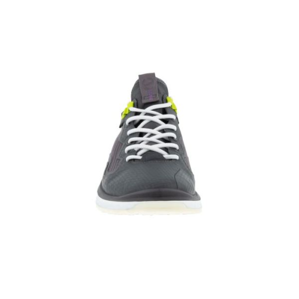 ECCO SHOES -ST.360 MEN'S URBAN SNEAKER-MAGNET/MAGNET/MAGNET