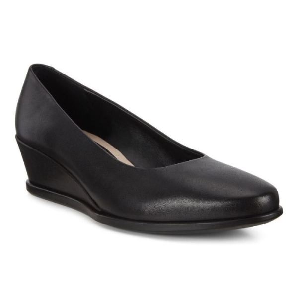 ECCO SHOES -SHAPE 45 WEDGE WOMEN'S PUMP-BLACK