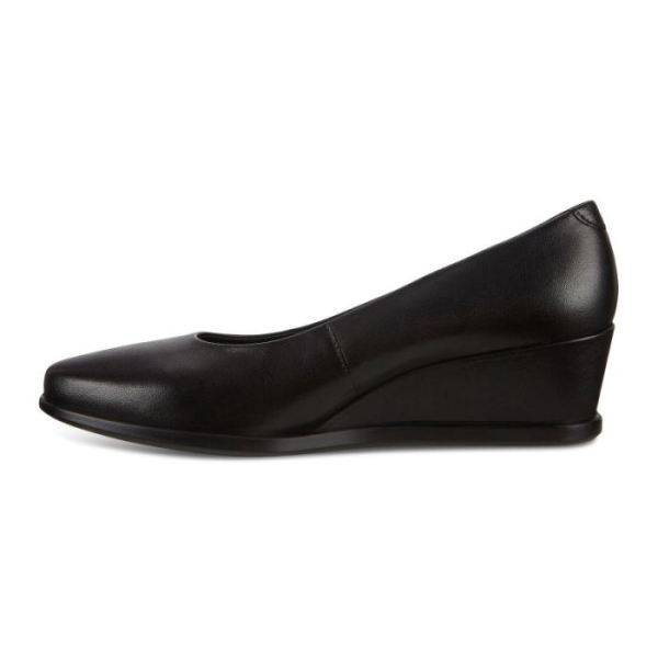 ECCO SHOES -SHAPE 45 WEDGE WOMEN'S PUMP-BLACK