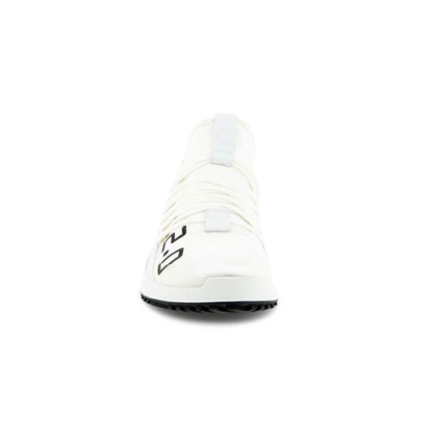 ECCO SHOES -BIOM 2.0 MEN'S LOW TEX BRAND-BRIGHT WHITE/WHITE