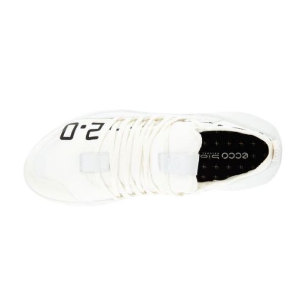 ECCO SHOES -BIOM 2.0 MEN'S LOW TEX BRAND-BRIGHT WHITE/WHITE