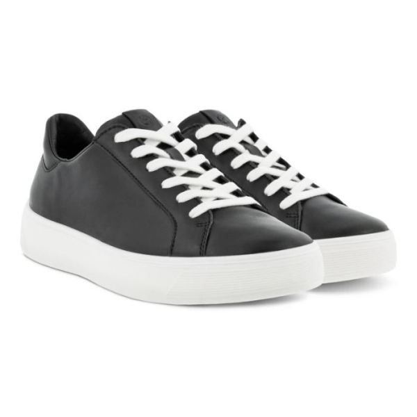 ECCO SHOES -STREET TRAY WOMEN'S SNEAKER-BLACK