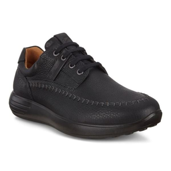 ECCO SHOES -SOFT 7 RUNNER MEN'S SEAWALKER-BLACK