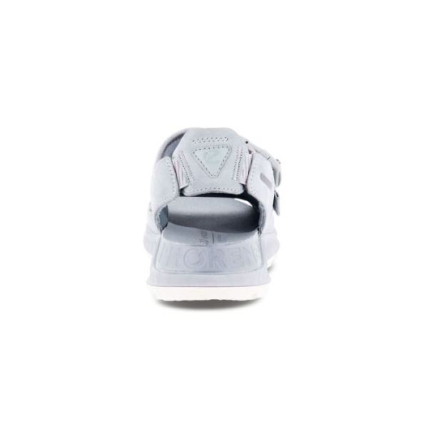 ECCO SHOES -EXOWRAP WOMEN'S 2 STRAP BUCKLE-SILVER GREY/SILVER GREY