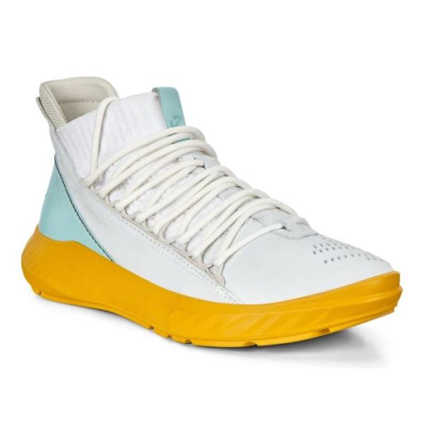 ECCO SHOES -ST.1 LITE WOMEN'S SNEAKER-WHITE/EGGSHELL/BRIGHT WHITE