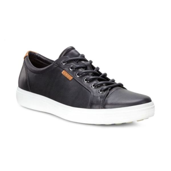 ECCO SHOES -SOFT 7 MEN'S SNEAKER-BLACK