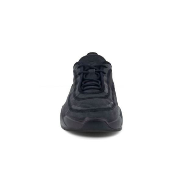 ECCO SHOES -CHUNKY MEN'S SNEAKER RETRO-BLACK