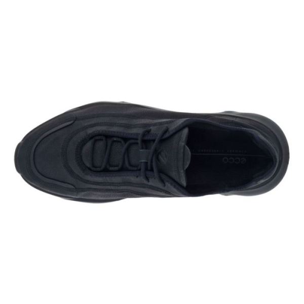 ECCO SHOES -CHUNKY MEN'S SNEAKER RETRO-BLACK