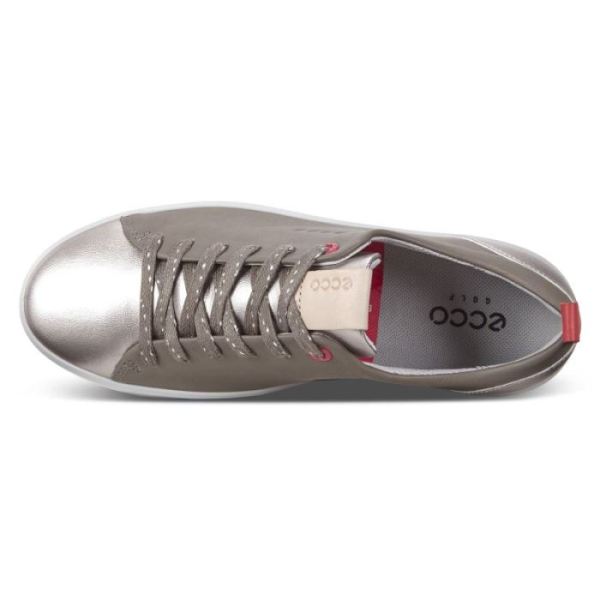 ECCO SHOES -WOMEN'S GOLF SOFT SHOE-WARM GRAY