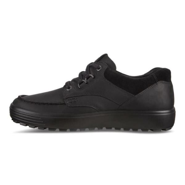 ECCO SHOES -SOFT 7 TRED MEN'S SHOES-BLACK/BLACK