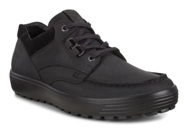 ECCO SHOES -SOFT 7 TRED MEN'S SHOES-BLACK/BLACK