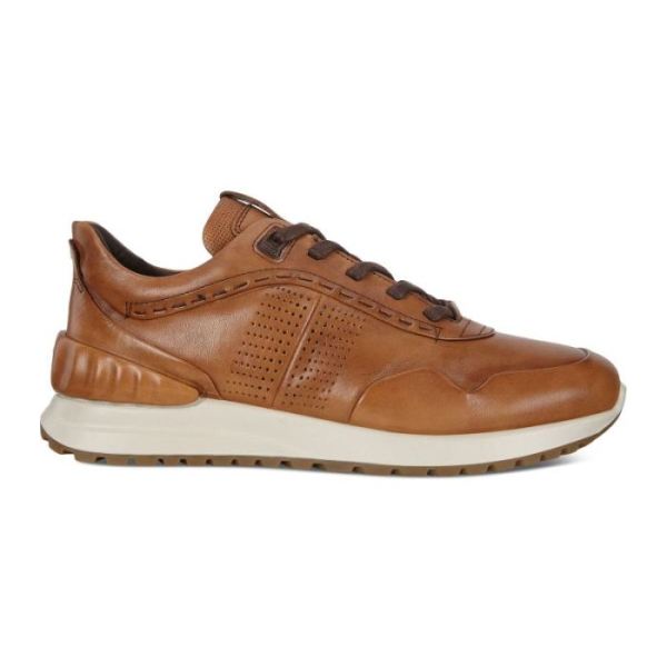 ECCO SHOES -ASTIR MEN'S EMBOSSED SHOES-AMBER