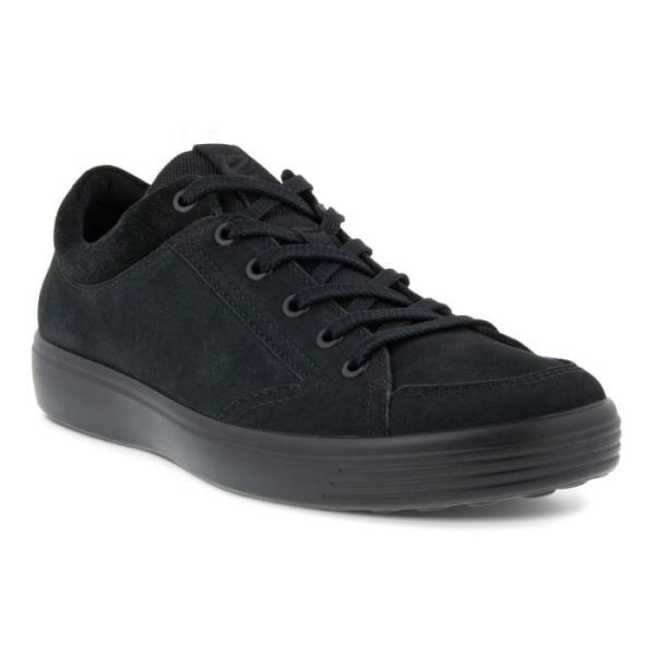 ECCO SHOES -SOFT 7 MEN'S SNEAKER 2.0-BLACK/BLACK/BLACK