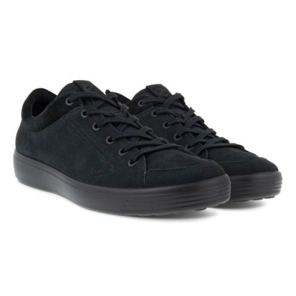 ECCO SHOES -SOFT 7 MEN'S SNEAKER 2.0-BLACK/BLACK/BLACK