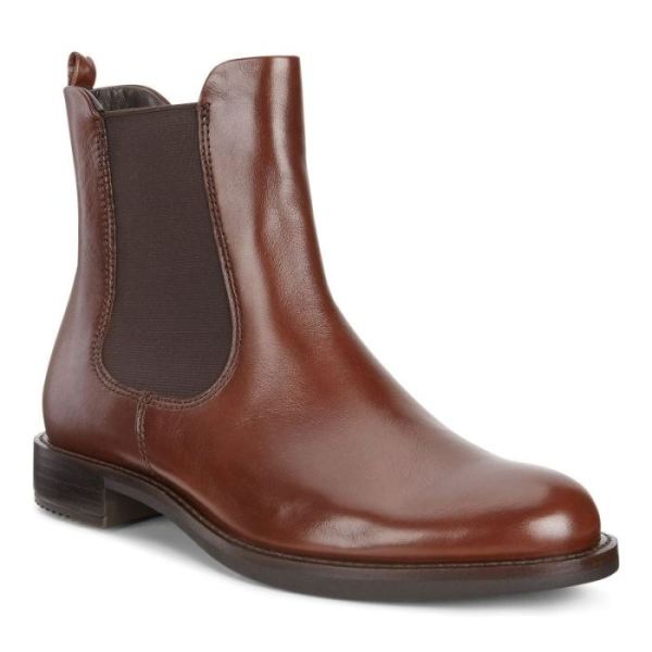 ECCO SHOES -SARTORELLE 25 WOMEN'S CHELSEA BOOT-MINK