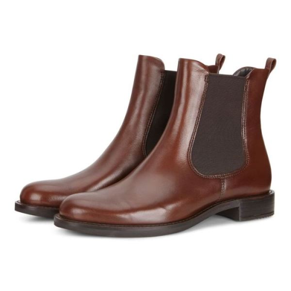 ECCO SHOES -SARTORELLE 25 WOMEN'S CHELSEA BOOT-MINK