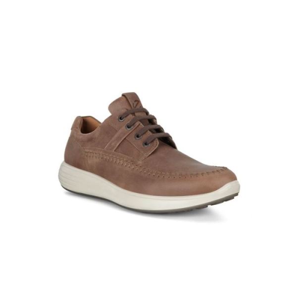 ECCO SHOES -SOFT 7 RUNNER MEN'S SEAWALKER-COCOA BROWN