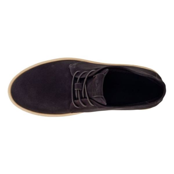 ECCO SHOES -TECHWELT MEN'S CHUKKA-LICORICE