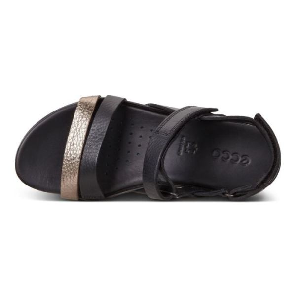 ECCO SHOES -FLASH WOMEN'S SANDAL-METALLIC BLACK