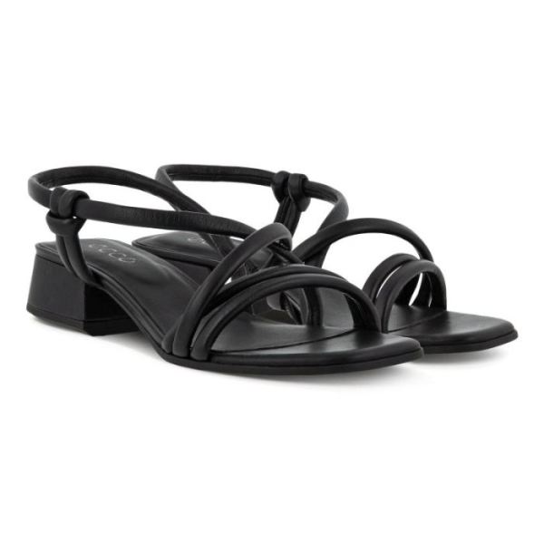 ECCO SHOES -ELEVATE SQUARED WOMEN'S SANDAL-BLACK