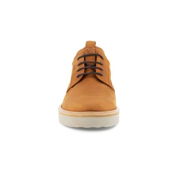 ECCO SHOES -TECHWELT MEN'S OXFORD-AMBER