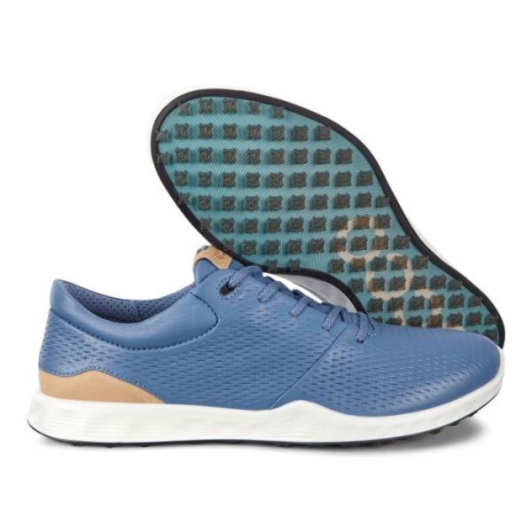 ECCO SHOES -W GOLF S-LITE GOLF SHOE-RETRO BLUE