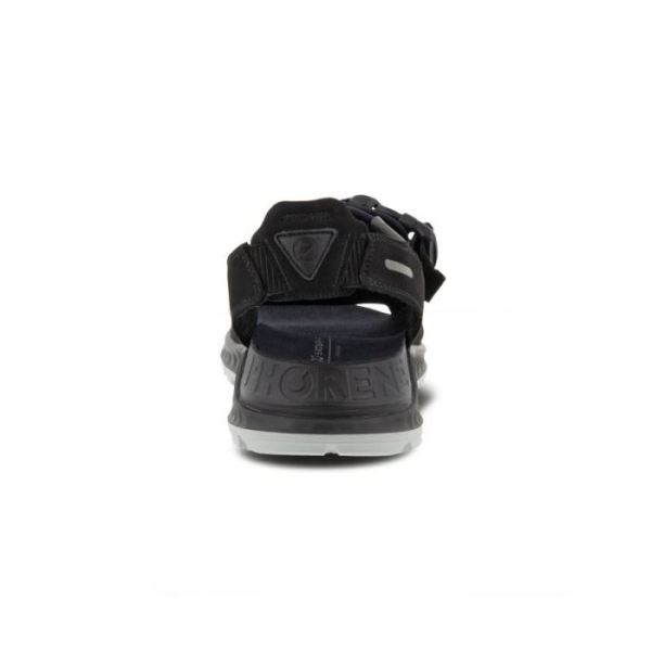 ECCO SHOES -EXOWRAP MEN'S 2 STRAP BUCKLE-BLACK/BLACK