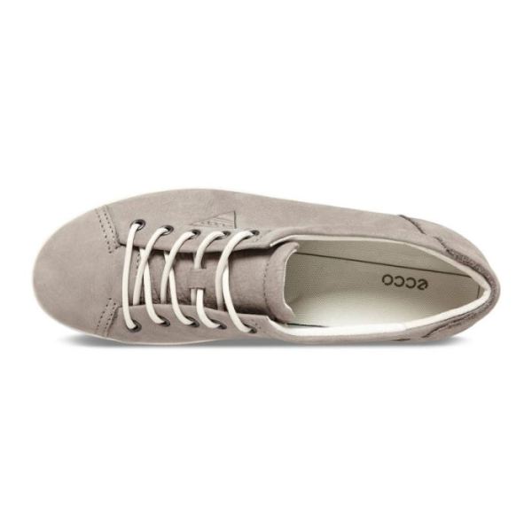 ECCO SHOES -SOFT 2.0 WOMEN'S TIE-WARM GREY