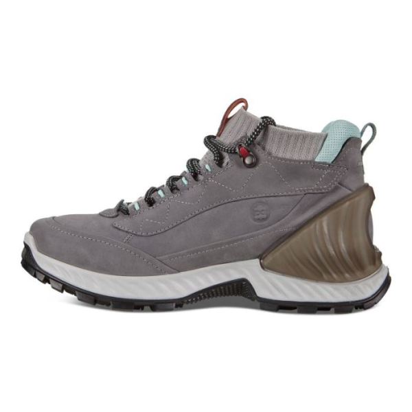 ECCO SHOES -EXOHIKE WOMEN'S HIGH-TITANIUM/CONCRETE