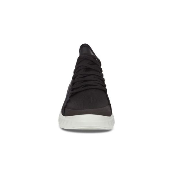 ECCO SHOES -ST.1 LITE WOMEN'S ATHLEISURE SNEAKER-BLACK/BLACK