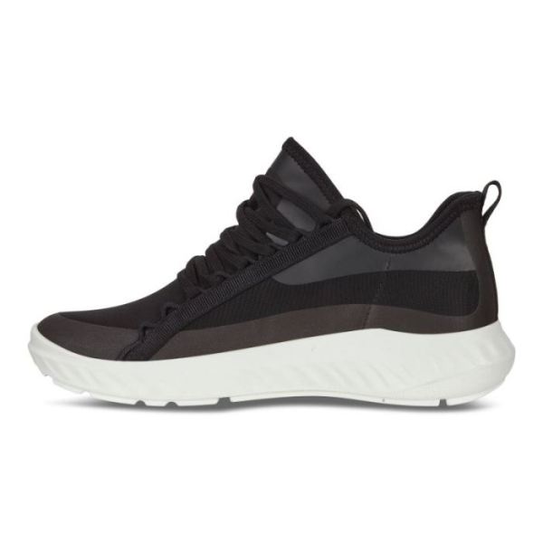 ECCO SHOES -ST.1 LITE WOMEN'S ATHLEISURE SNEAKER-BLACK/BLACK