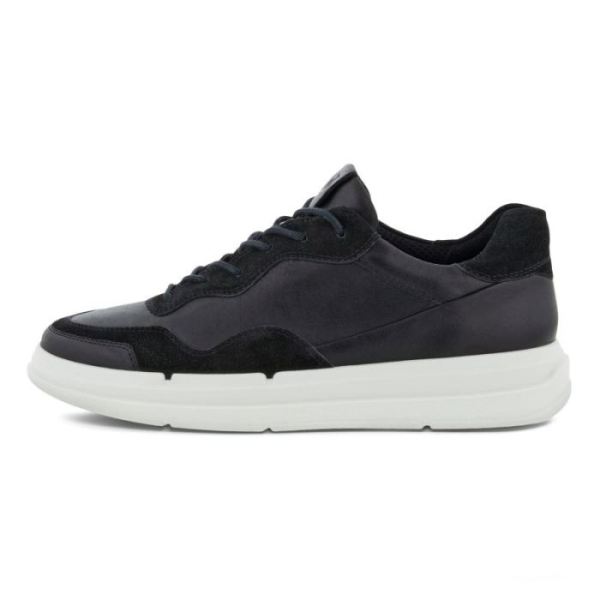 ECCO SHOES -SOFT X WOMEN'S SNEAKER-BLACK/BLACK