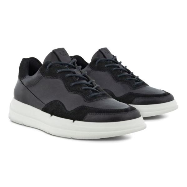 ECCO SHOES -SOFT X WOMEN'S SNEAKER-BLACK/BLACK