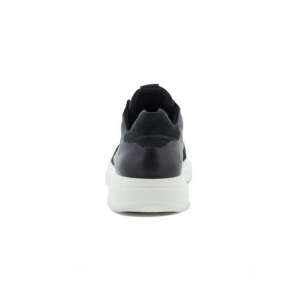 ECCO SHOES -SOFT X WOMEN'S SNEAKER-BLACK/BLACK