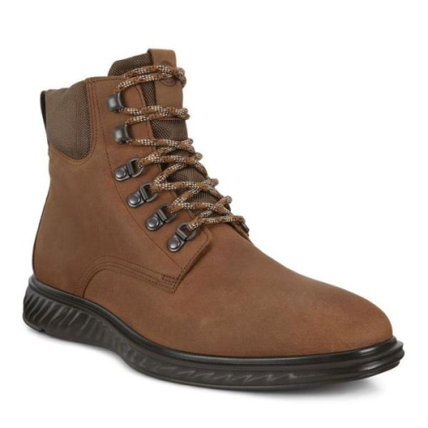 ECCO SHOES -ST. 1 HYBRID LITE MEN'S GTX BOOT-COCOA BROWN/COCOA BROWN