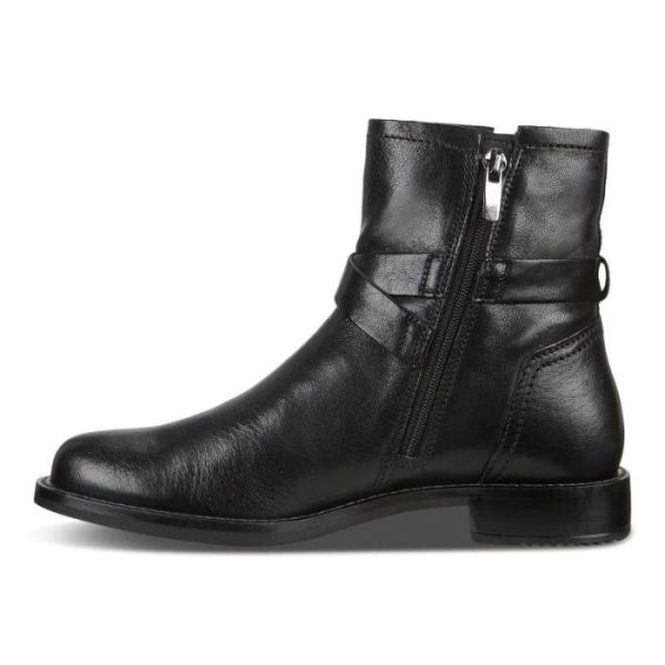 ECCO SHOES -SARTORELLE 25 WOMEN'S BUCKLED BOOT-BLACK